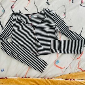 Free People cropped long sleeve